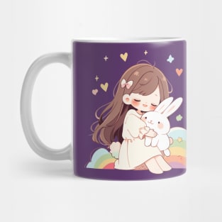 girl rabbit Mug